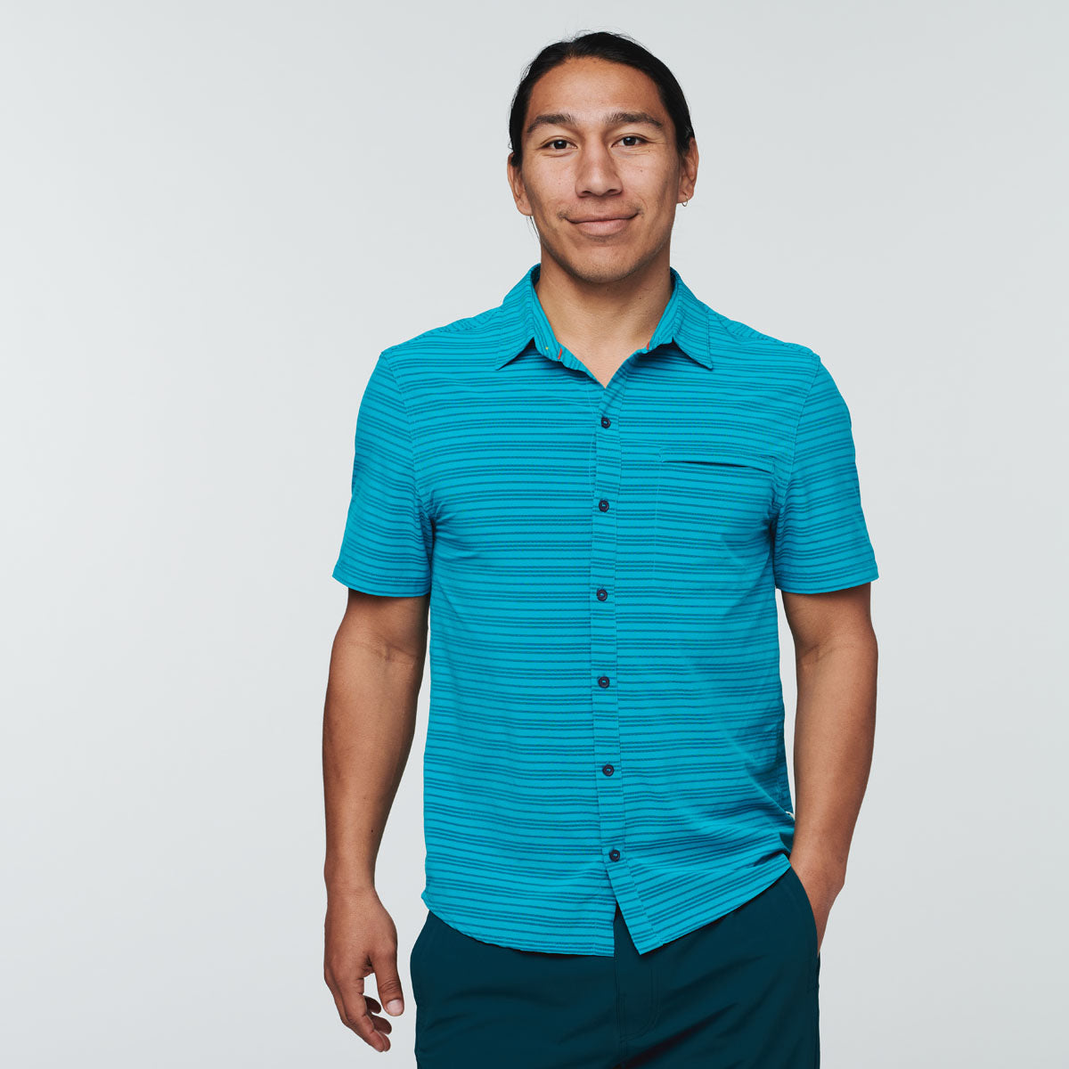 Cambio Button Up - Print - Men's - Image 8